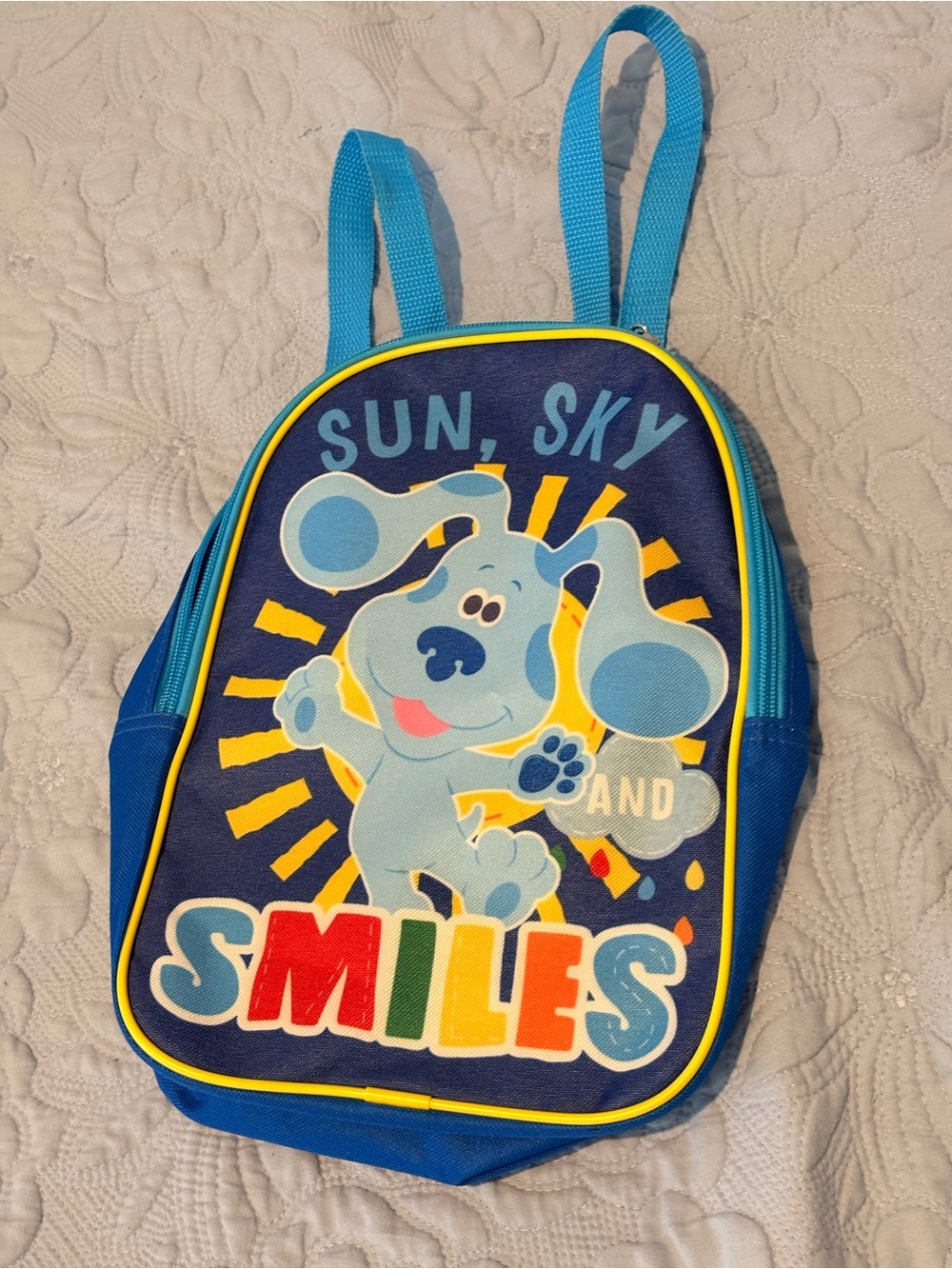 Nickelodeon Blue 'Sun, Sky and Smiles' Kids Backpack